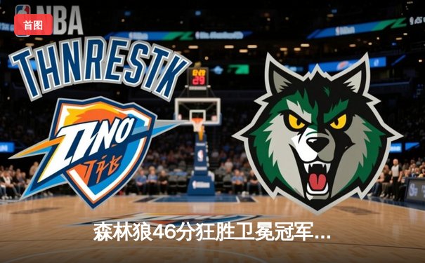 森林狼46分狂胜卫冕冠军，爱德华兹三节轰下40分创纪录